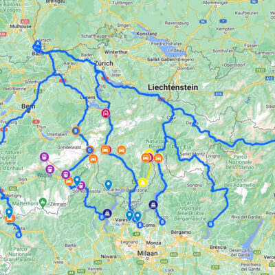 Alternatieven om afgesloten snelweg A13 Zwitserland te omzeilen