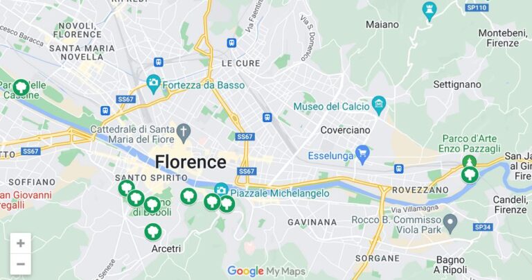 Groen Florence: parken, tuinen en groene plekken in Firenze